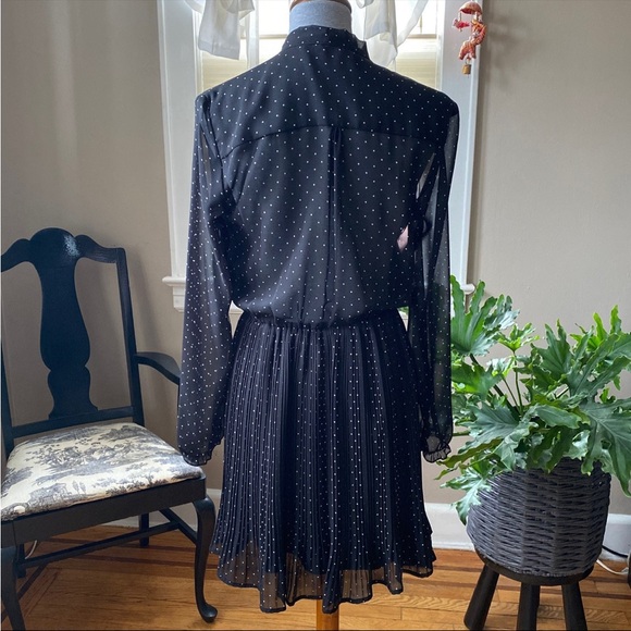 Zara Black Polka Dot Dress - Picture 2 of 6